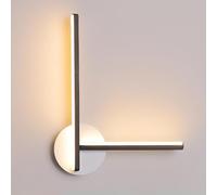 Aplique de Pared LED Lineal nórdico, lámpara de Pared geométrica, lámpara Minimalista de 10 W, Accesorios de iluminación de Pared para Sala de Estar, Dormitorio, Pasillo, Luces de Pared Inte