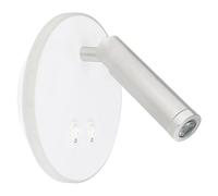 Aplique de pared LED Many (6 W, Blanco, Blanco cálido, 14,6 x 14,6 cm)