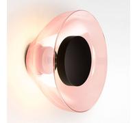 Aplique de pared LED MARSET Aura, Ø 18 cm, cobre