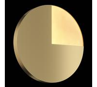 Aplique de pared LED Maytoni Jupiter, dorado, Ø 38,1cm True