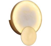 Aplique de Pared LED Moderno de 14 W de Aluminio Bronceado para Interiores Ideal para Dormitorio Sala de Estar Y Pasillo