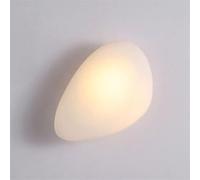 Aplique de Pared LED Moderno de Cristal Ovalado nórdico de 5 W, iluminación cálida para Sala de Estar, Dormitorio, Pasillo, Invernadero, habitación del hogar (Blanco C)