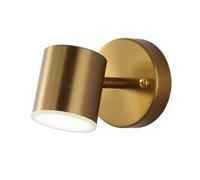Aplique de pared LED moderno, lámpara de pared de lectura junto a la cama, lámpara de noche, accesorio de iluminación de apliques de pared de metal dorado, lámparas de noche para sala de estar,