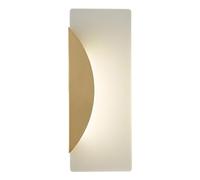 Aplique de Pared LED Moderno, lámpara de Pared de Media Luna Dorada, Panel acrílico, Apliques de Pared geométricos para Dormitorio, Sala de Estar y Pasillo, iluminación Decorativa de Estilo