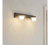 Aplique de pared LED OR LAME de OSRAM, negra, 2 luces, CCT IP44