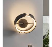 Aplique de pared LED OSRAM Decor Curve Felt, gris, fieltro, 3000 K