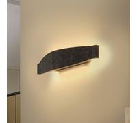 Aplique de pared LED OSRAM Decor Flat Felt, gris, fieltro, 3000 K True