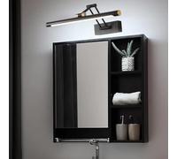 Aplique de Pared LED para Espejo de baño, luz giratoria Ajustable de 180°, Luces para Marco de Fotos, Apliques de Pared Modernos de Metal para Interiores, para Afeitado, Maquillaje, Sala de Estar