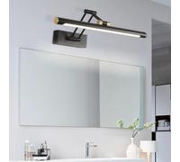 Aplique de Pared LED para Espejo de baño, luz giratoria Ajustable de 180°, Luces para Marco de Fotos, Apliques de Pared Modernos de Metal para Interiores, para Afeitado, Maquillaje, Sala de Estar