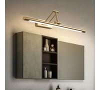 Aplique de Pared LED para Espejo de baño, luz giratoria Ajustable de 180°, Luces para Marco de Fotos, Apliques de Pared Modernos de Metal para Interiores, para Afeitado, Maquillaje, Sala de Estar