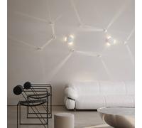Aplique de pared LED RAINBOW de Karman, blanco, Ø 18 cm, plástico