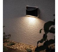 Aplique de pared LED solar Elliot de Paulmann, antracita, IP44