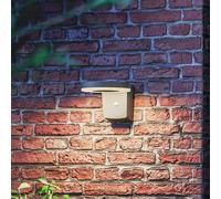 Aplique de pared LED solar Zonal de Philips, Ø cabezal 16 cm