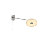 Aplique de pared LED UMAGE Asteria Long, blanco, acero, con enchufe EC:EPREL:2402576