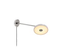 Aplique de pared LED UMAGE Asteria Long, gris, acero, con enchufe EC:EPREL:2402561
