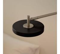 Aplique de pared LED UMAGE Asteria Long, negro, acero, con enchufe