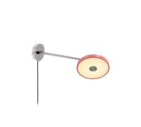 Aplique de pared LED UMAGE Asteria Long, rosa, acero, con enchufe