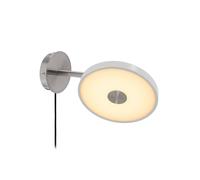 Aplique de pared LED UMAGE Asteria Short, gris, acero, con enchufe EC:EPREL:2402531