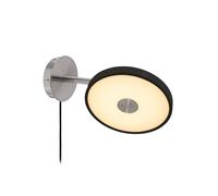 Aplique de pared LED UMAGE Asteria Short, negro, acero, con enchufe EC:EPREL:2402514