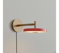 Aplique de pared LED UMAGE Asteria Short, rosa/latón, enchufe EC:EPREL:1762732