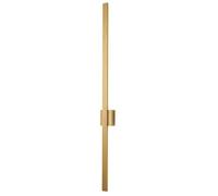 Aplique de Pared Lineal Moderno, Lámpara de Pared Interior Dorada, Barra de Luz de Pared Larga, Apliques de Pared Minimalistas para Sala de Estar, Pasillo, Oficina, Cafetería, Bar, Hotel, 60 Cm./100 c