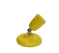 Aplique de pared LUR cerámico Amarillo Cromo