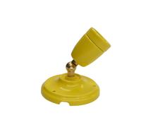 Aplique de pared LUR cerámico Amarillo Latón