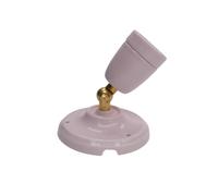 Aplique de pared LUR cerámico Rosa Latón