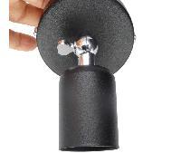 Aplique de pared LUR colores Negro Cromo