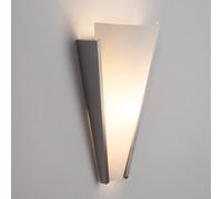 Aplique de pared Magnus de Lindby, blanco, cristal, altura 31 cm, E14 True