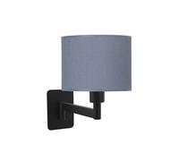 Aplique de pared metal color azul serie moda 17cm