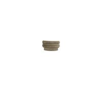 Aplique de pared, kala, 1xe27 con pantalla saco y flecos, 17x30x15 cm,