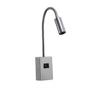 Aplique de pared metal color cromo serie capote 6cm