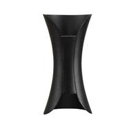 Aplique de pared metal color negro serie dickens 10cm