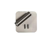 Aplique 2+6w 4000k manet cuadrado niquel 130lm doble encendido 14x14x