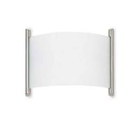 Aplique de pared metal color niquel serie niza 31cm