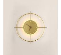 Aplique de Pared Minimalista LED con diseño geométrico, Reloj de Pared, iluminación Moderna para Sala de Estar, Dormitorio, Hotel, Restaurante, 3000 K.