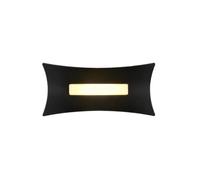 Aplique de Pared Moderno con Forma de Pajarita, 2/3 Cabezales, Luz Blanca Cálida de 3000 K, para Exteriores, con Cuerpo de Aluminio, Lámpara Decorativa Impermeable con Iluminación Hacia Arriba Y Hacia