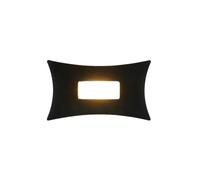 Aplique de Pared Moderno con Forma de Pajarita, 2/3 Cabezales, Luz Blanca Cálida de 3000 K, para Exteriores, con Cuerpo de Aluminio, Lámpara Decorativa Impermeable con Iluminación Hacia Arriba Y Hacia