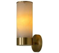 Aplique de Pared Moderno de Mediados de Siglo Elegante lámpara Lineal Negra de alabastro con Detalles de latón luminarias de mármol para Interiores dormitorios Salas de Estar pasillos iluminación de