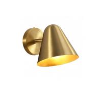 Aplique de Pared Moderno Dere Cónico, Resistente a la Intemperie, con Cabezal Giratorio, Luz Minimalista para Porche con Acabado Enre Cepillado Y Placa Trasera Repara Patio, Balcón, Puerta de Entrada