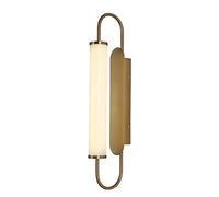 Aplique de pared moderno LED de 24 W, luces de pared de metal industriales, lámpara de tocador montada en la pared, lámpara de pared minimalista para baño, dormitorio, oficina, cafetería, pasillo