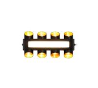 Aplique de Pared Moderno Multihaz, 4/6/8 Cabezales, 5W/8W/11W, 3000K, para Exteriores, con Cuerpo de Aluminio, Resistente Alua, con Iluminación Hacia Arriba Y Hacia Abajo, Ideal para Entradas, Patios,