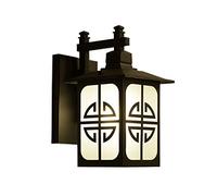 Aplique de Pared Moderno para Exterior de un Solo Cabezal E27, luz Cuadrada Impermeable para Porche, Aplique de Pared Exterior Negro Mate, Luces Exteriores para Patio, Garaje y PUE
