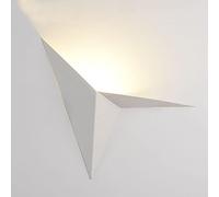 Aplique de pared moderno triangular LED de 3W | Lámpara de pasillo interior | Iluminación decorativa | Lámparas de pared para dormitorios, apartamentos, residencias estudiantiles, teatros, estudios y