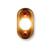 Aplique de Pared Moderno Vintage, Lámpara de Pared Led G9 con Globo de Vidrio Esmerilado Y Detalles de Metal Rojo, Luminaria Ovalada con Acabado de Nogal Y Madera de Caucho, Iluminación de Acento Esté
