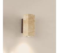 Aplique de pared nórdico Lámpara de pared de mármol Foco de montaje en pared interior, apliques de noche for dormitorio E27 Luces de lavado de pared for interiores, decoración del pasillo de la sala d