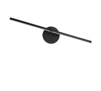 Aplique De Pared Nórdico LED Interior 8 W, Blanco/Negro, For Dormitorio, Mesilla Noche, con Interruptor Y Luz Cortesía Amplias Aplicaciones(Nature White 4000K,Black No)