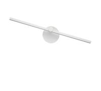 Aplique De Pared Nórdico LED Interior 8 W, Blanco/Negro, For Dormitorio, Mesilla Noche, con Interruptor Y Luz Cortesía Amplias Aplicaciones(Nature White 4000K,White No)