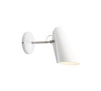 Aplique de pared Northern Birdy Short, blanco/acero True